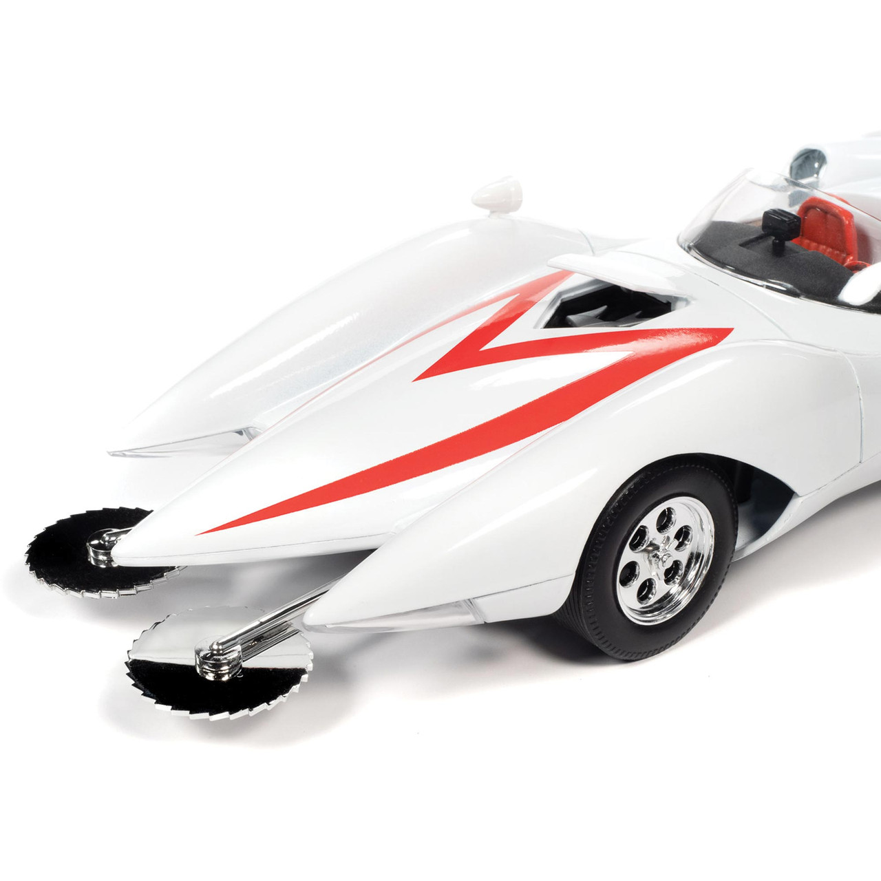 Speed Racer Mach 5 w/Chim-Chim & Speed Racer Figures 1:18 Scale