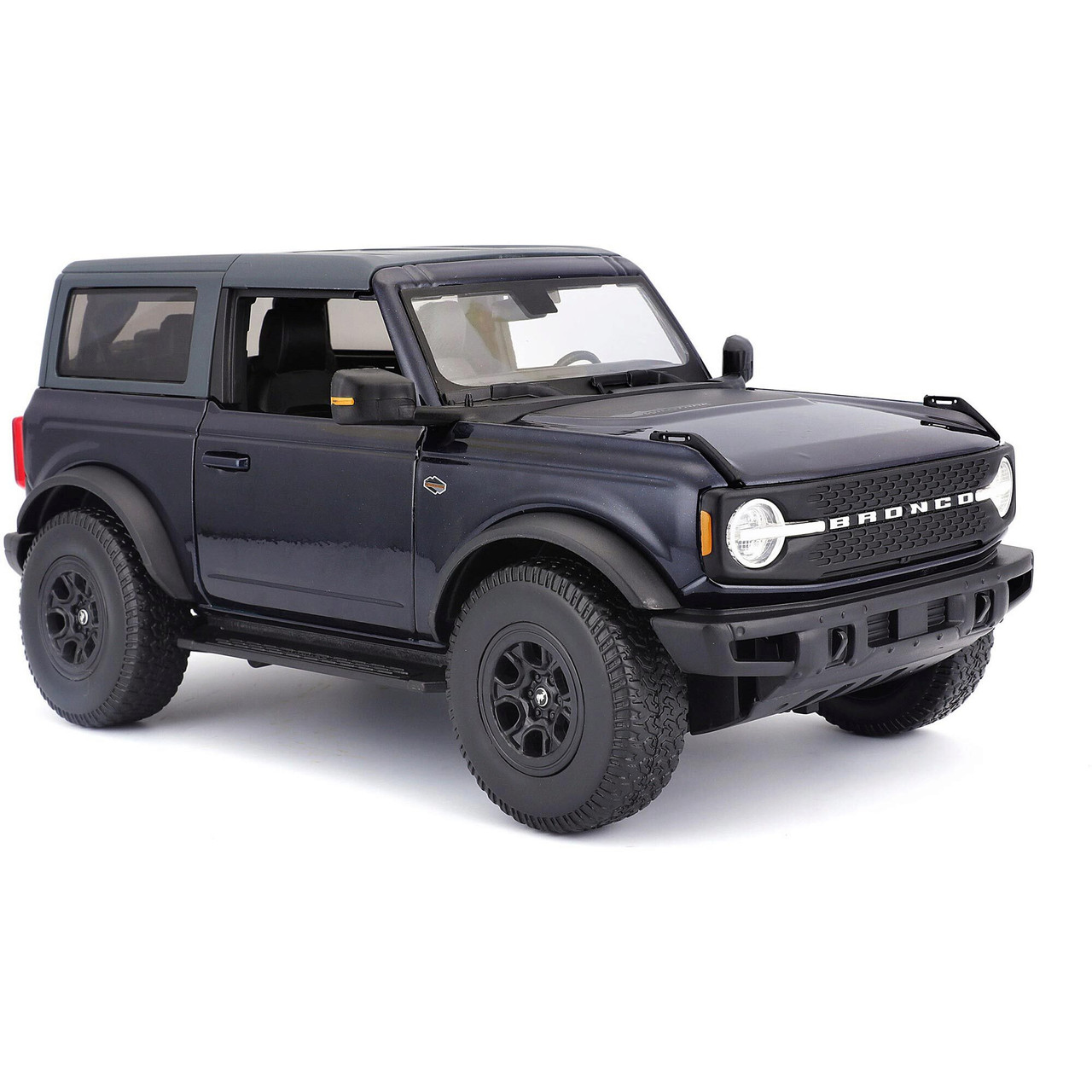 2021 Ford Bronco Wildtrak - Anit Blue 1:18 Scale Diecast Model by