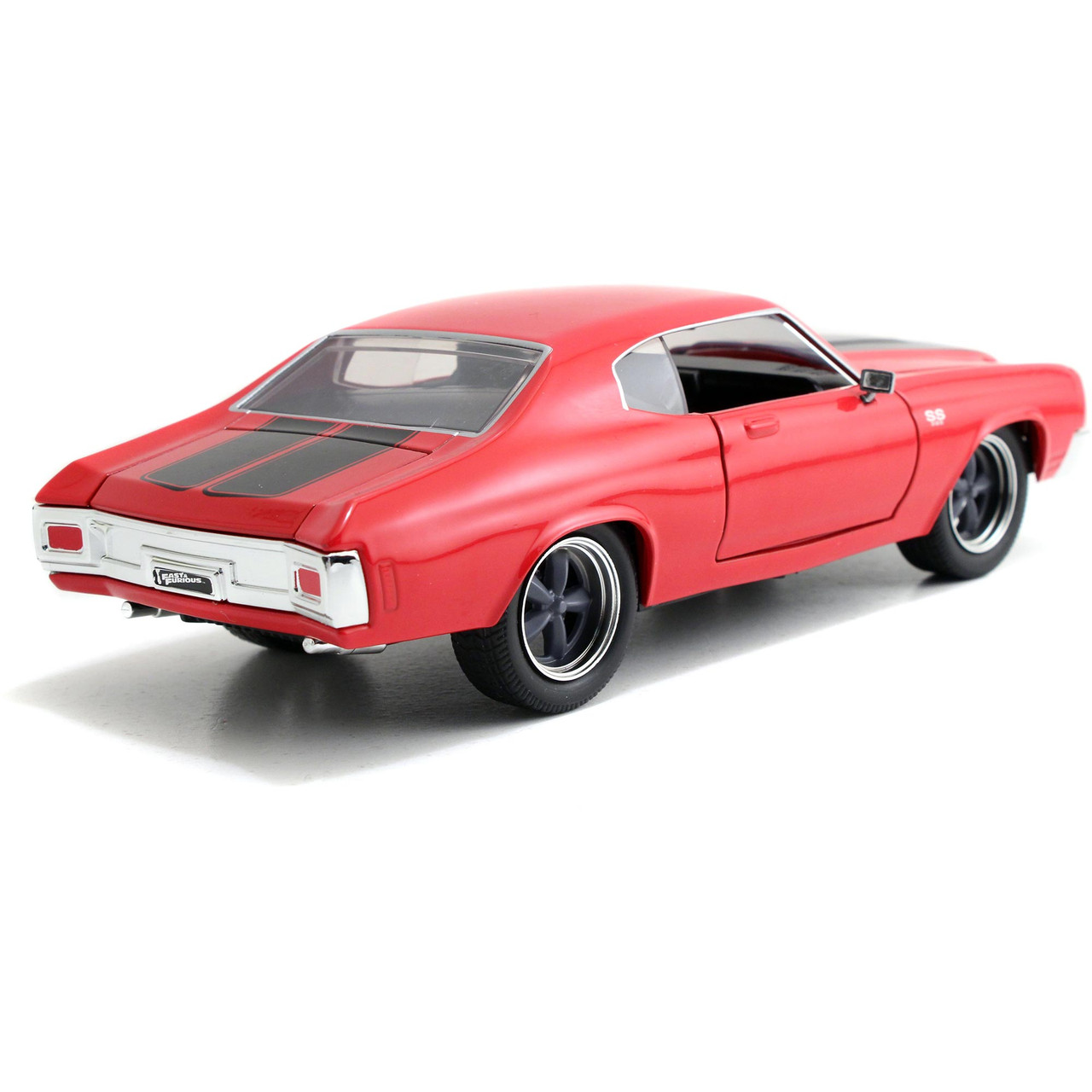 DOM's Chevy Chevelle SS - Glossy Red - Fast & Furious 1:24 Scale Diecast  Model Car