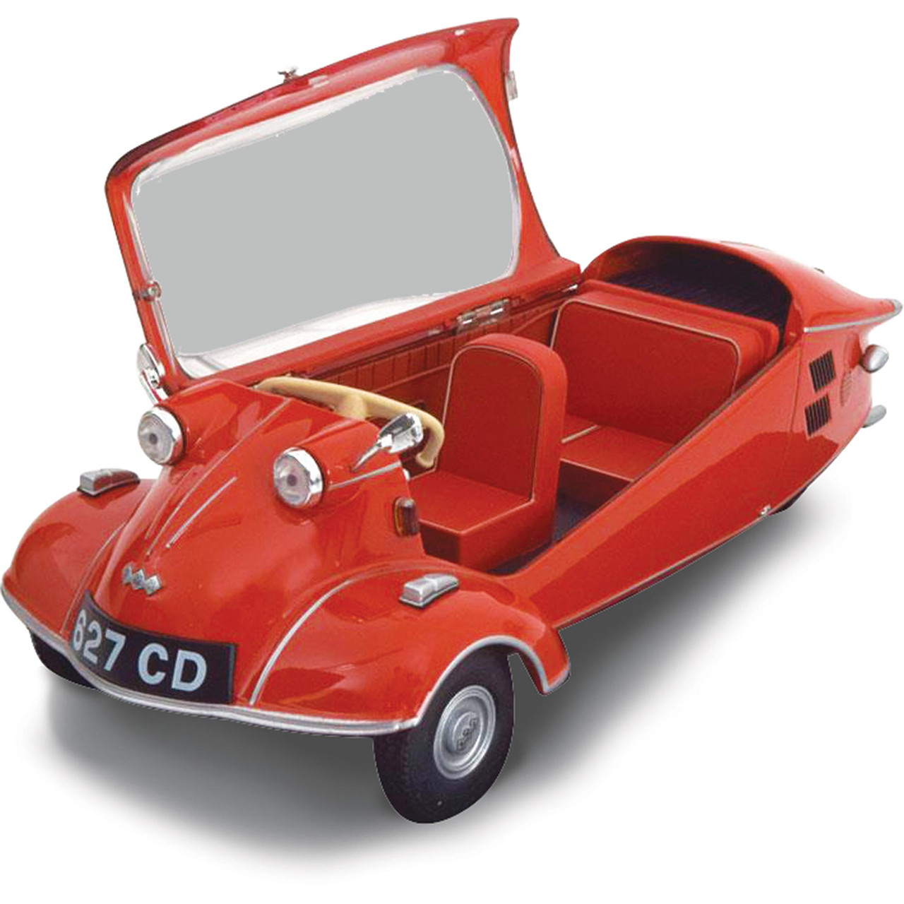 Messerschmitt KR200 Bubble Car - Sardinian Red 1:18 Scale Diecast Replica  Model