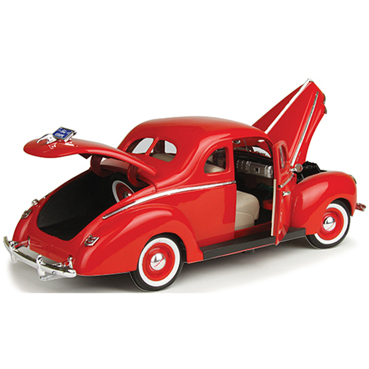 '40 Fordフォード Deluxeデラックス Coupeクーペ 1/18 1940 Ford Coupe Deluxe Coupe 1/18 Diecast Car Model by