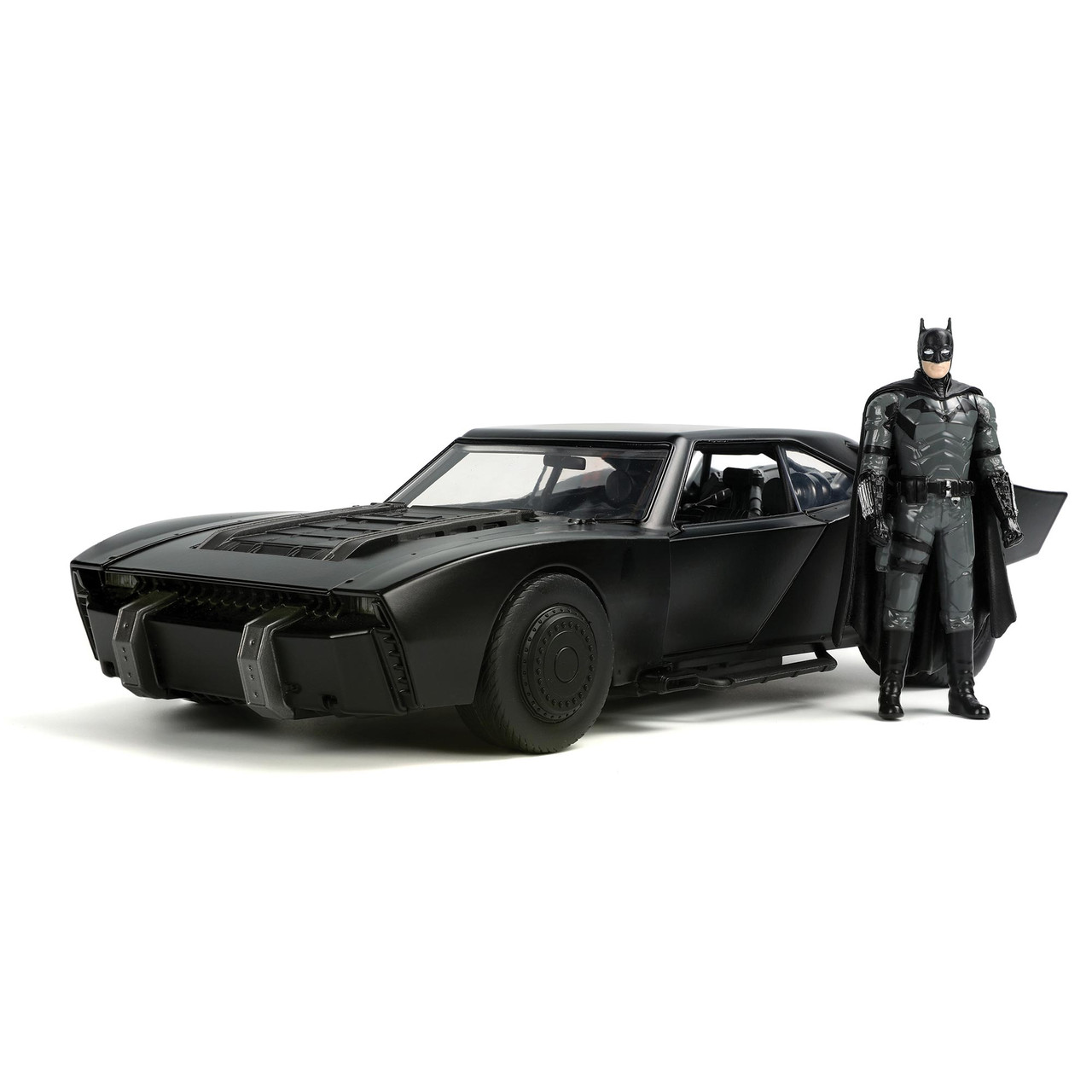 2022 The Batman Batmobile w/BATMAN 1:18 Scale Diecast Model Car