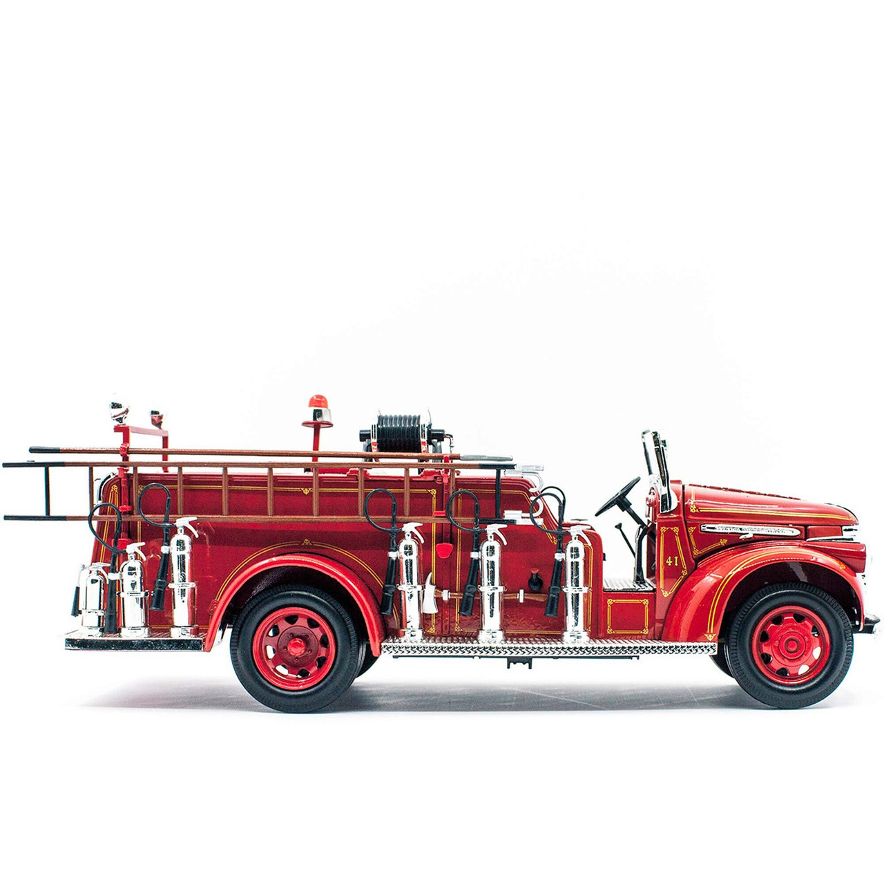 1941 GMC Fire Truck 1:24 Scale Diecast Replica Model