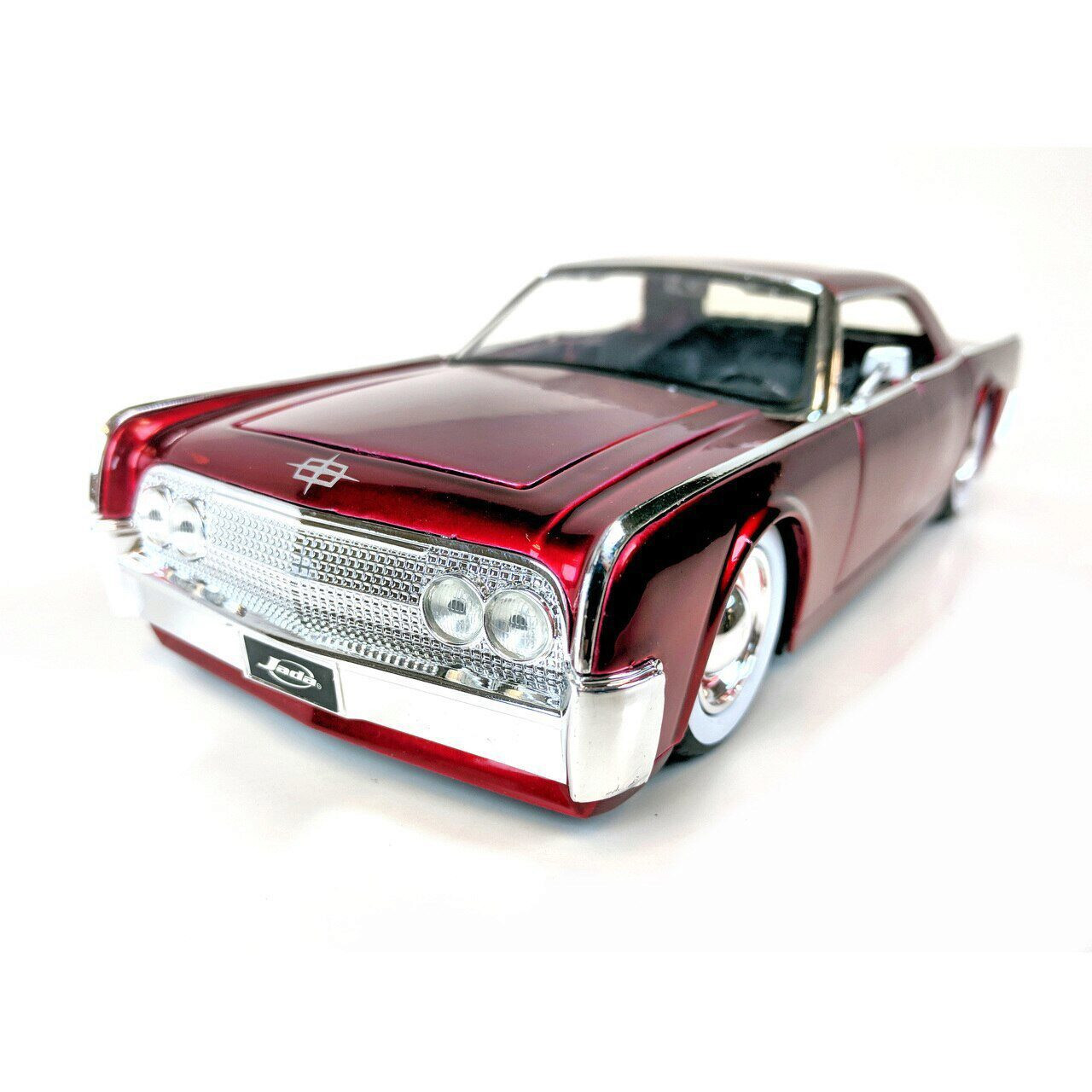 Jada 1/24 Big Time Kustoms 1963 Lincoln Continental Red 1:24 Scale Diecast  Replica Model by Jada Toys