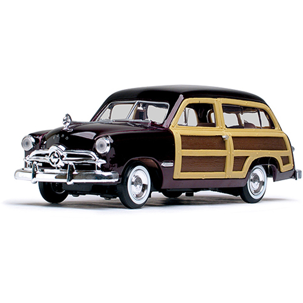 ☆絶版☆フランクリンミント*1/24*1949 Ford Model 79 Station Wagon (Woody) マルーン - ミニカー