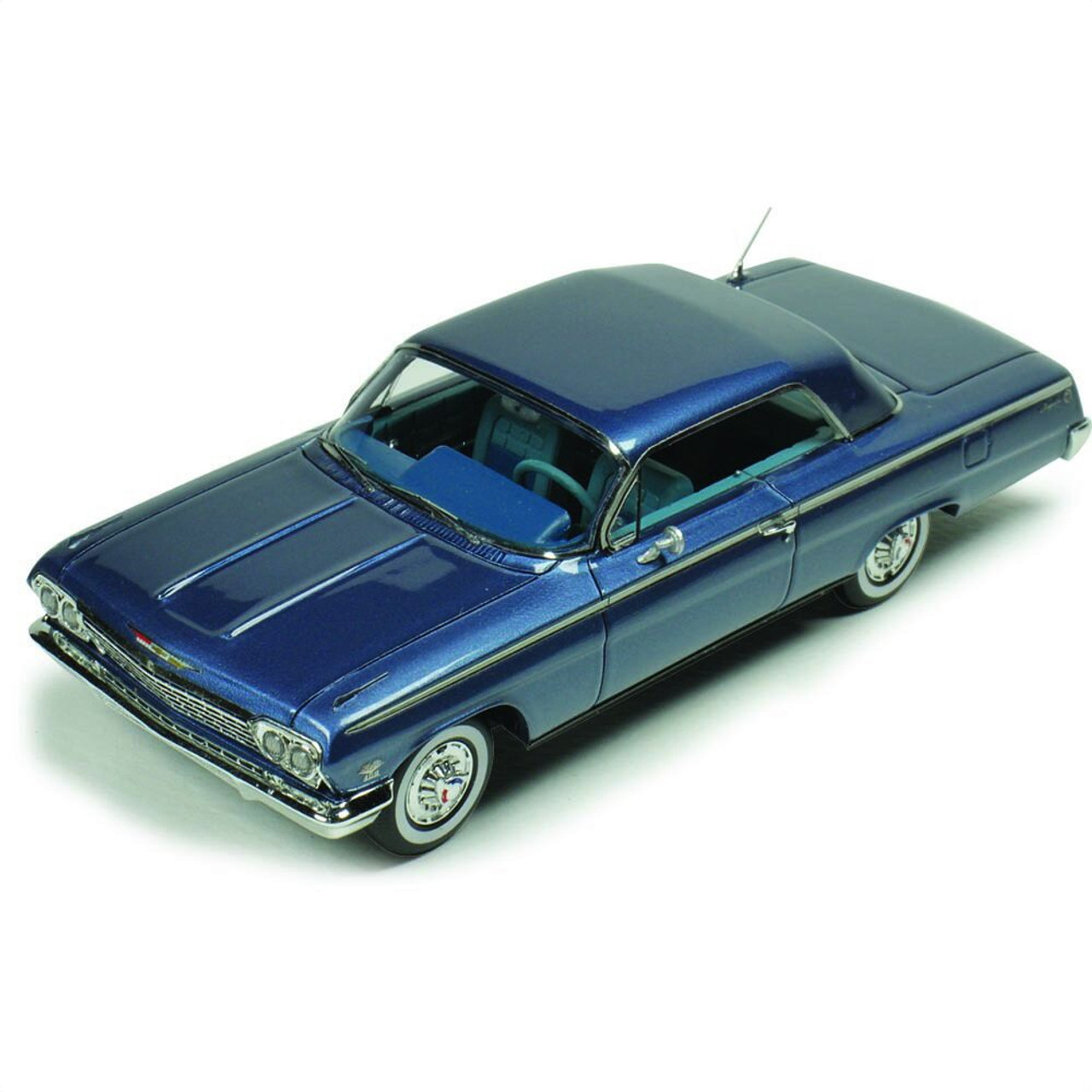 1962 Chevy Impala SS Hardtop - Nassau Blue 1:43 Scale Cast Resin Model Car