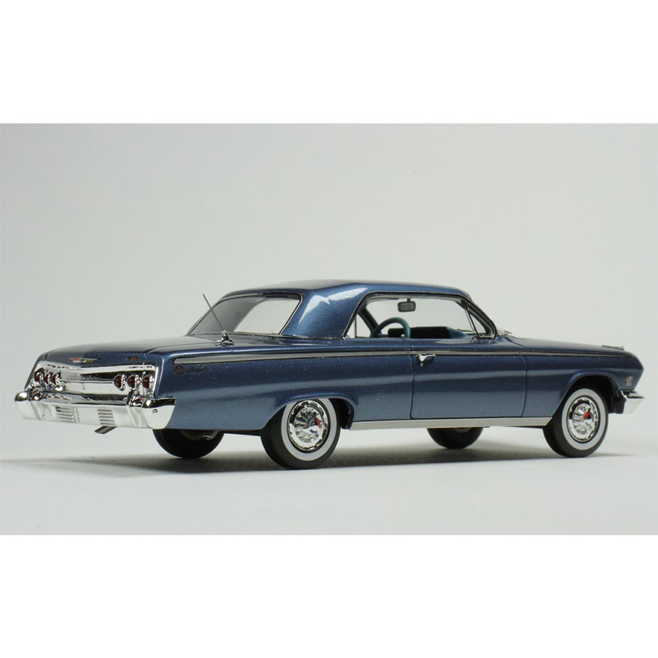 1962 Chevy Impala SS Hardtop - Nassau Blue 1:43 Scale Cast Resin Model Car