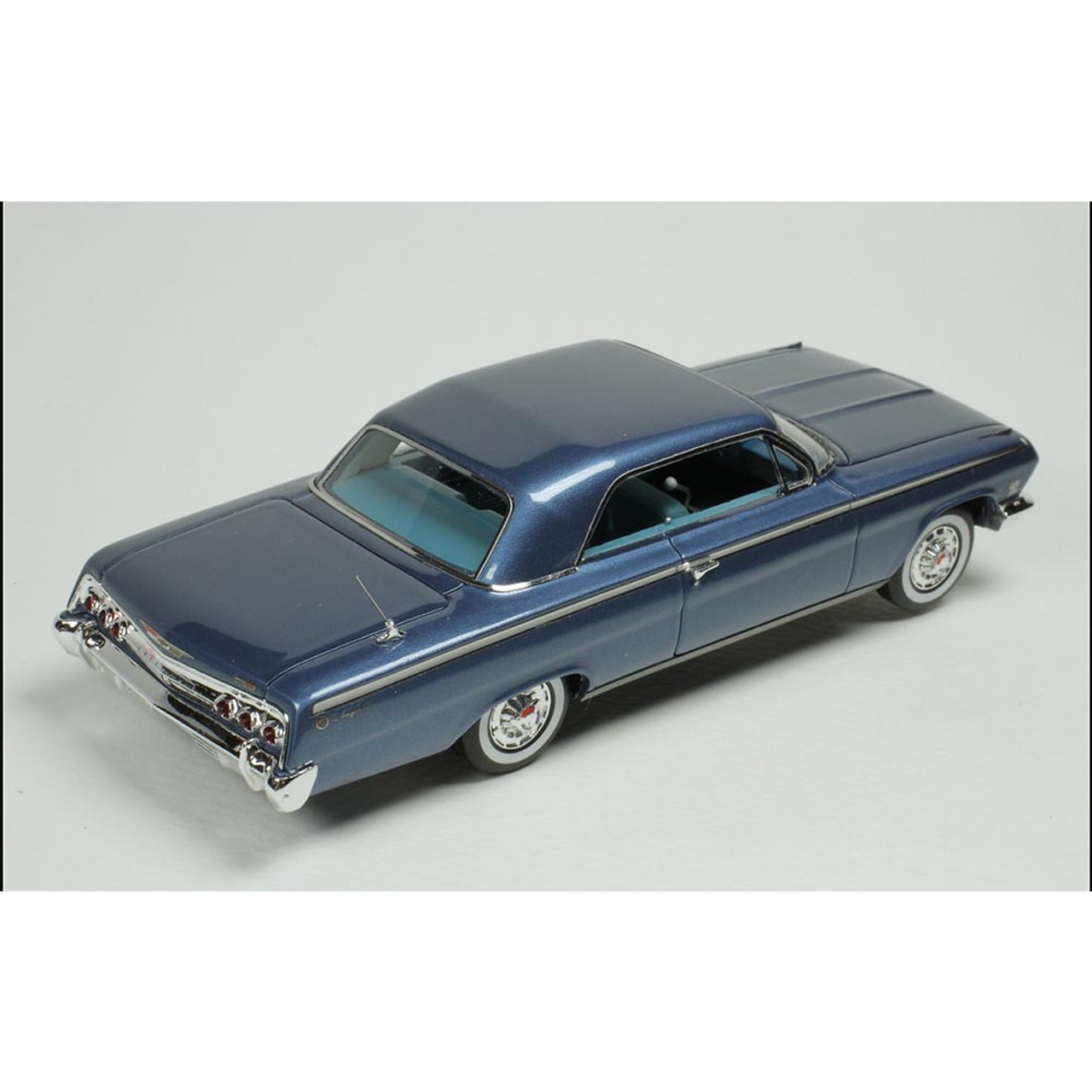 1962 Chevy Impala SS Hardtop - Nassau Blue 1:43 Scale Cast Resin Model Car