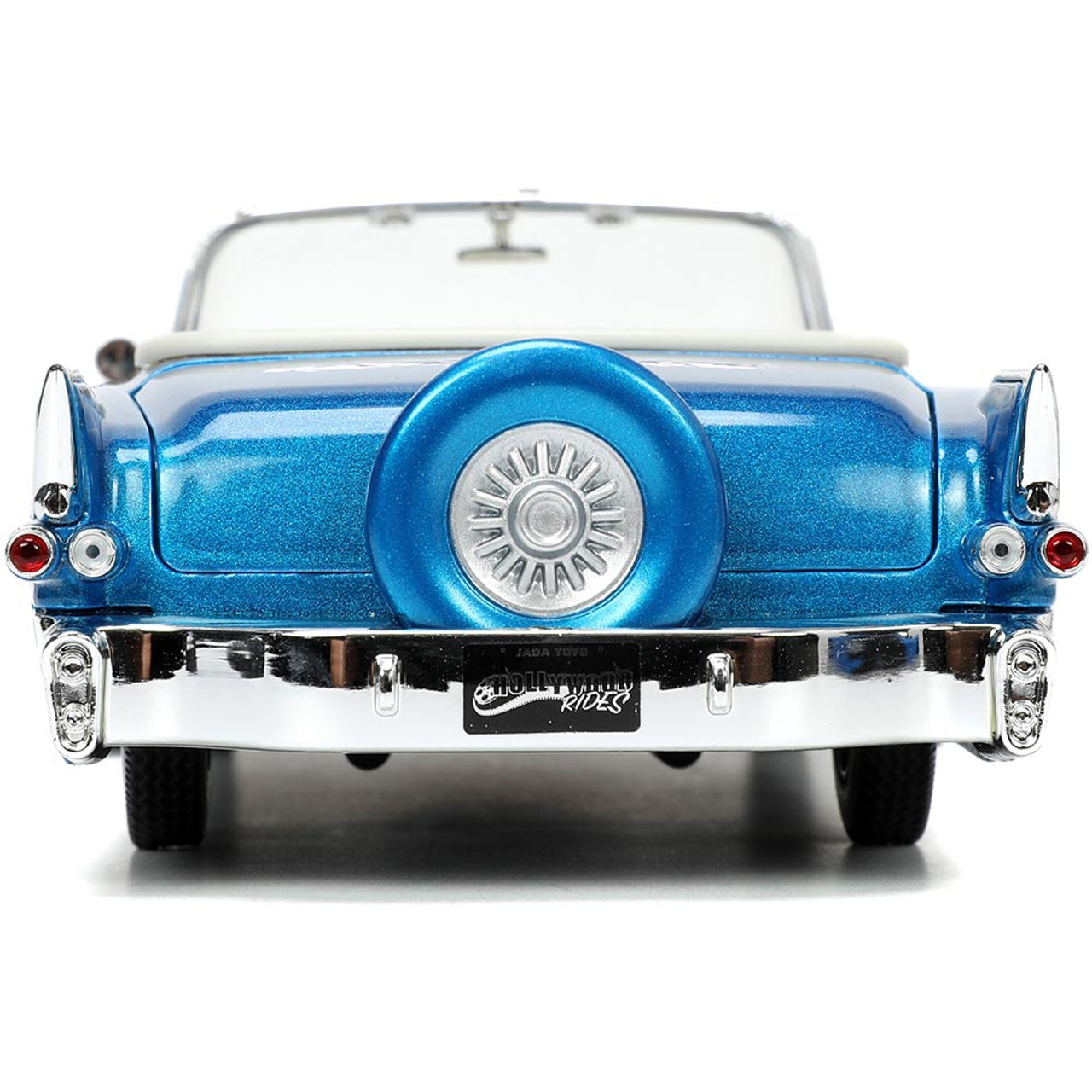 JD HR 1/24 M&M's 1956 キャデラック with BLUE Jada Toys Hollywood Rides: Blue M&M and 1956 Cadillac