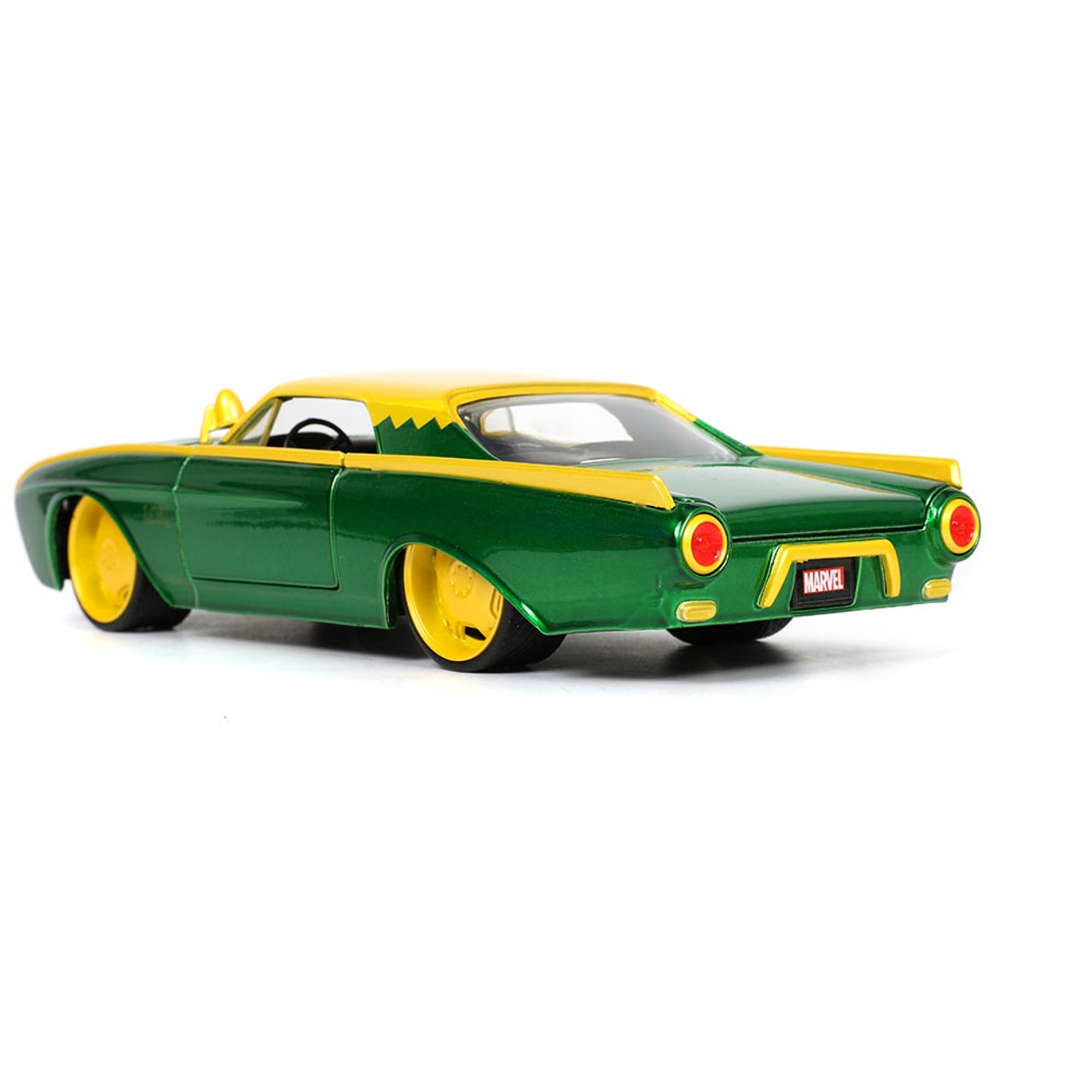 1963 Ford Thunderbird & LOKI Figure - Marvel Hollywood Rides 1:24 Scale  Diecast Model Car