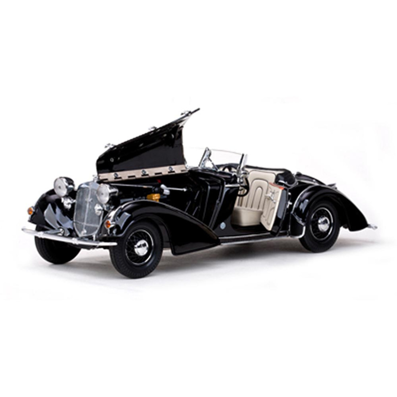 1939 Horch 855 Roadster - Black 1:18 Scale