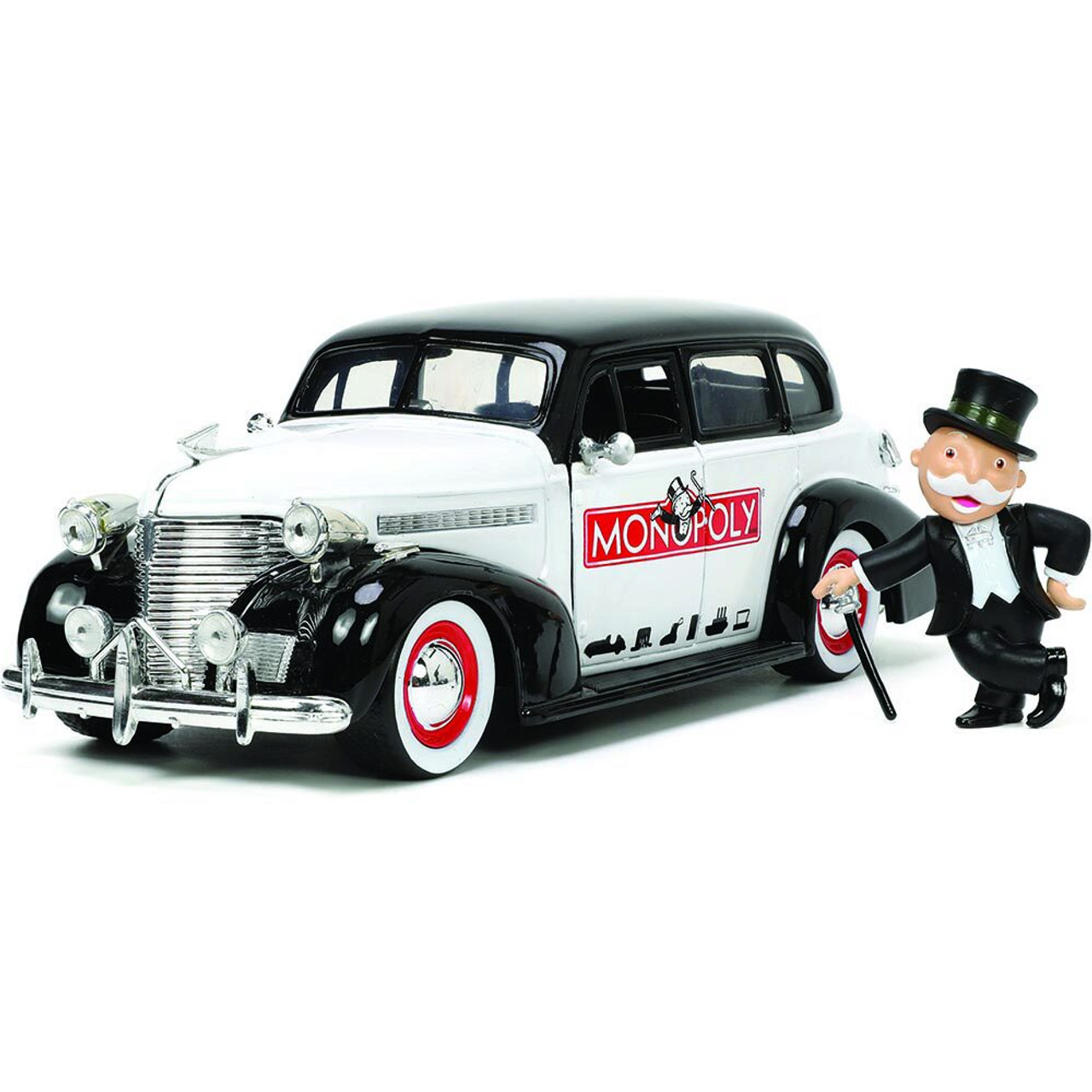 1939 Monopoly Chevy Master Deluxe w/Mr. Monopoly Figure 1:24 Scale