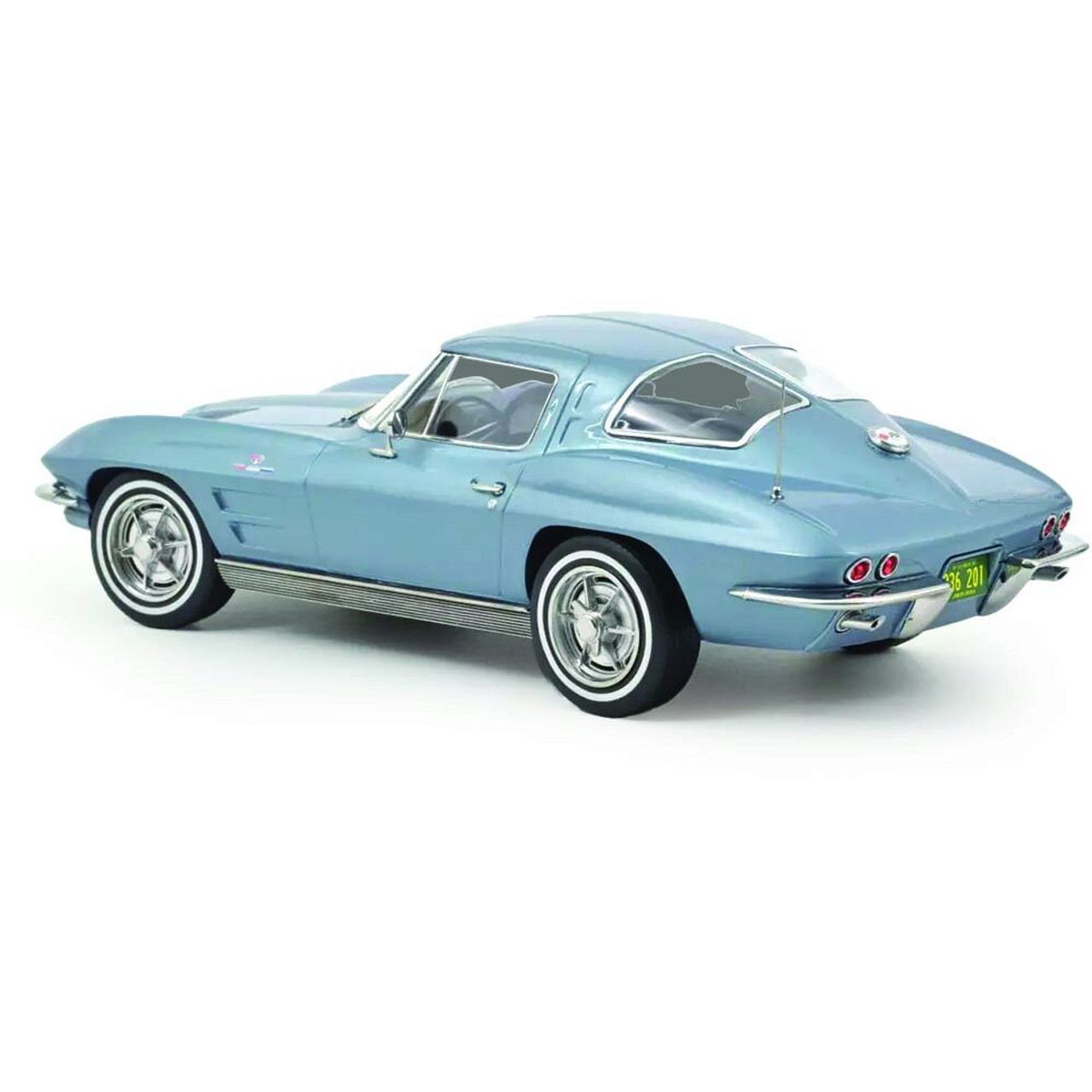 1963 Corvette Sting Ray Split Window - Light Blue 1:18 Scale Diecast  Replica Model