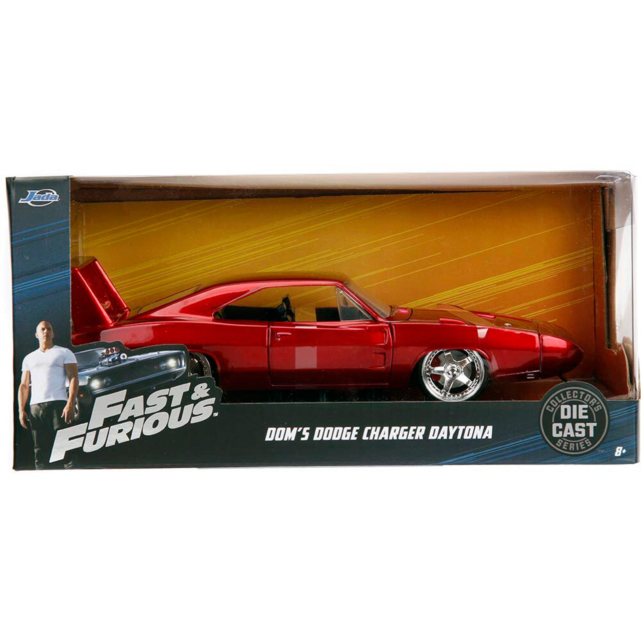 Fast Furious Dom s Dodge Charger Daytona 1 24 Scale Diecast Replica Model