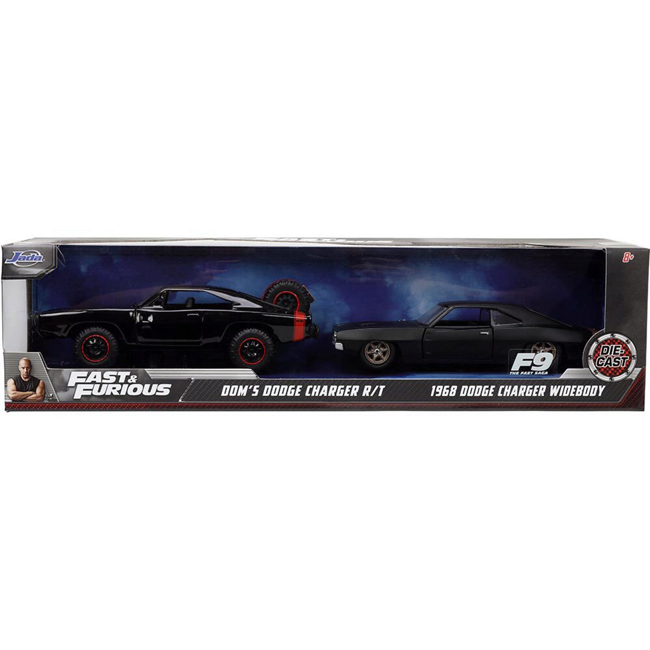 JADA DOM’S DODGE CHARGER R/T 1/32 Jada Dom's Dodge Charger R/T Black Fast & Furious 7