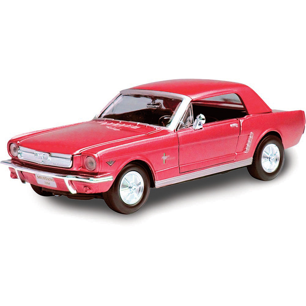 マスタング　レッド 1964 1/2 Ford Mustang Coupe - Red 1:24 Scale Diecast Model by
