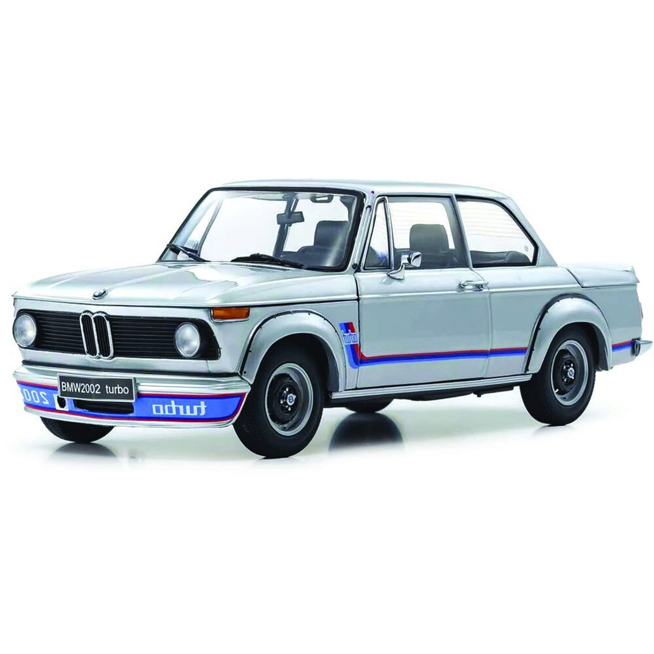 BMW 2002 Turbo - Silver 1:18 Scale Diecast Model by Kyosho