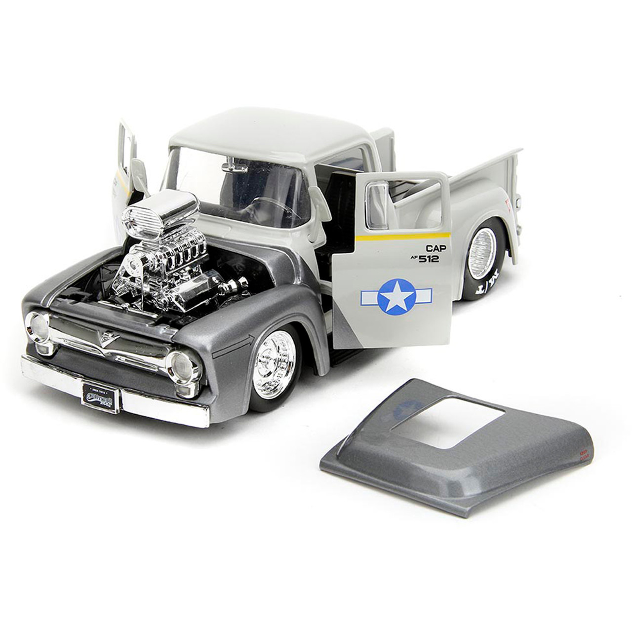 STREET FIGHTER - Guile & 1956 Ford F-100 - 1:24 : :  Figurines Jada Toys Street Fighter