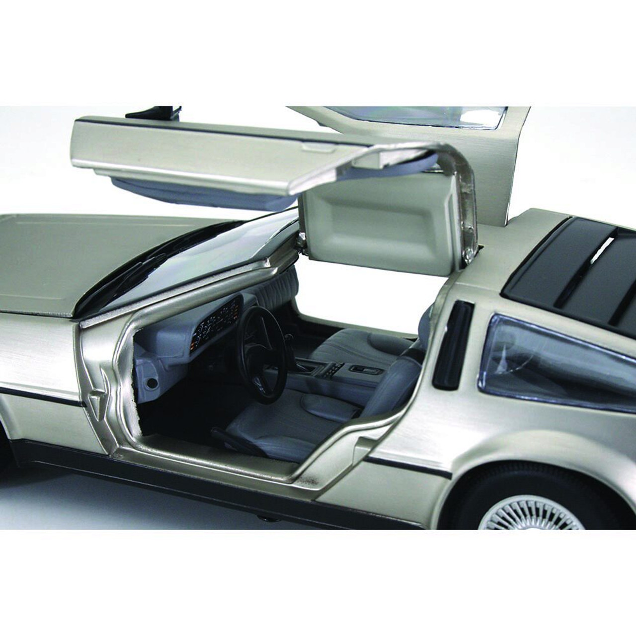 1981 DeLorean DMC 12 - Stainless Steel 1:18 Scale Diecast