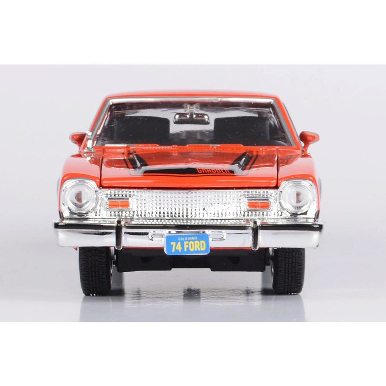 1974 Ford Maverick Grabber - Orange & Black 1:24 Scale Diecast