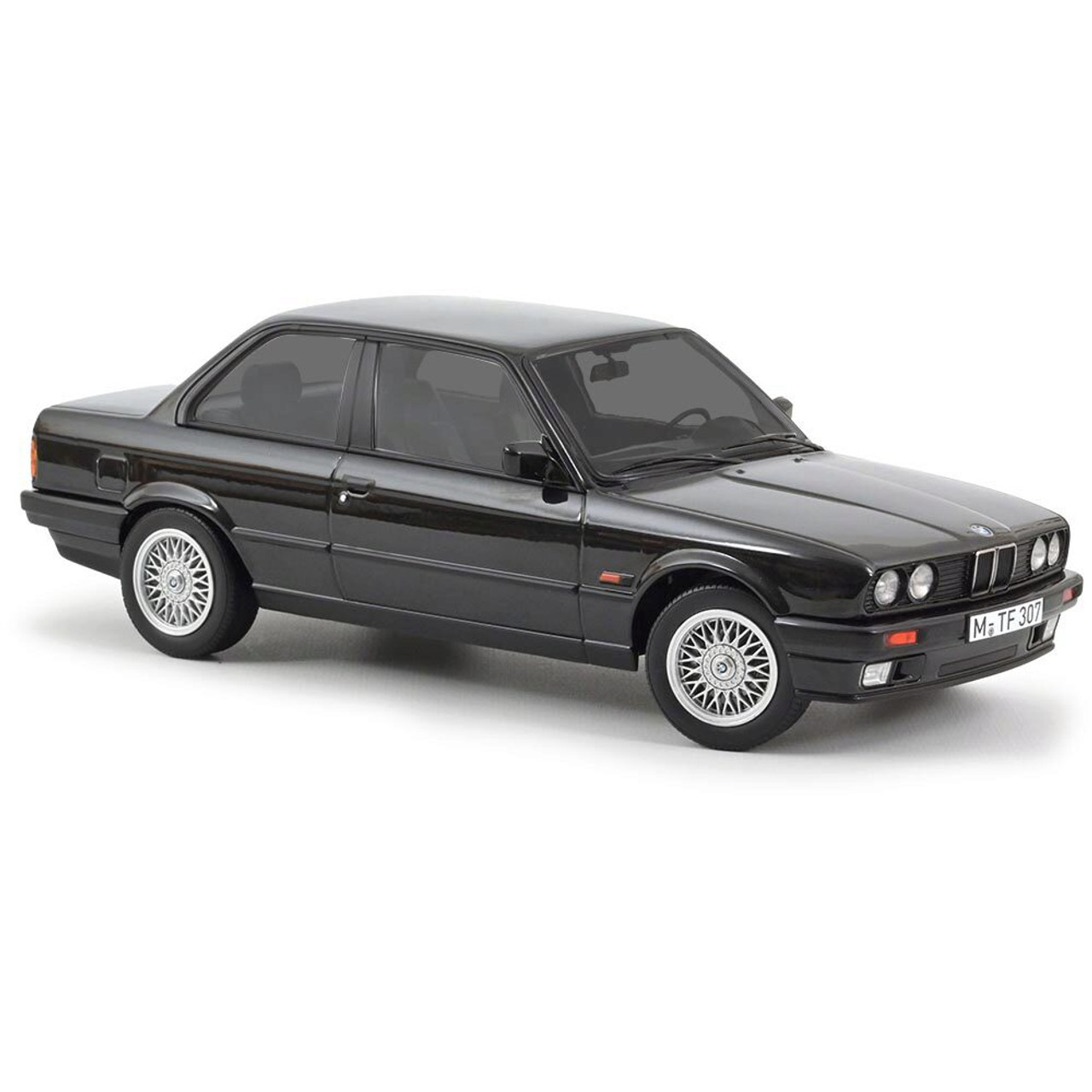 1988 BMW 325i - Black 1:18 Scale Diecast Model Car