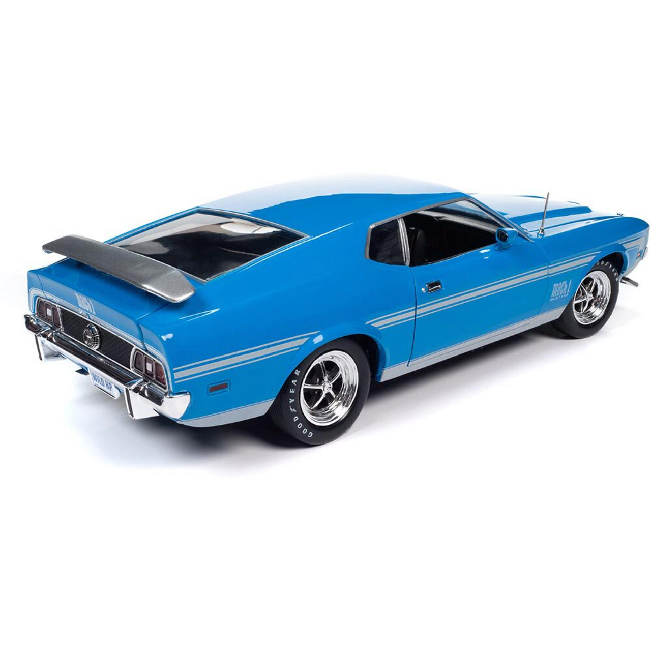 1972 Ford Mustang Mach 1 - Grabber Blue 1:18 Scale