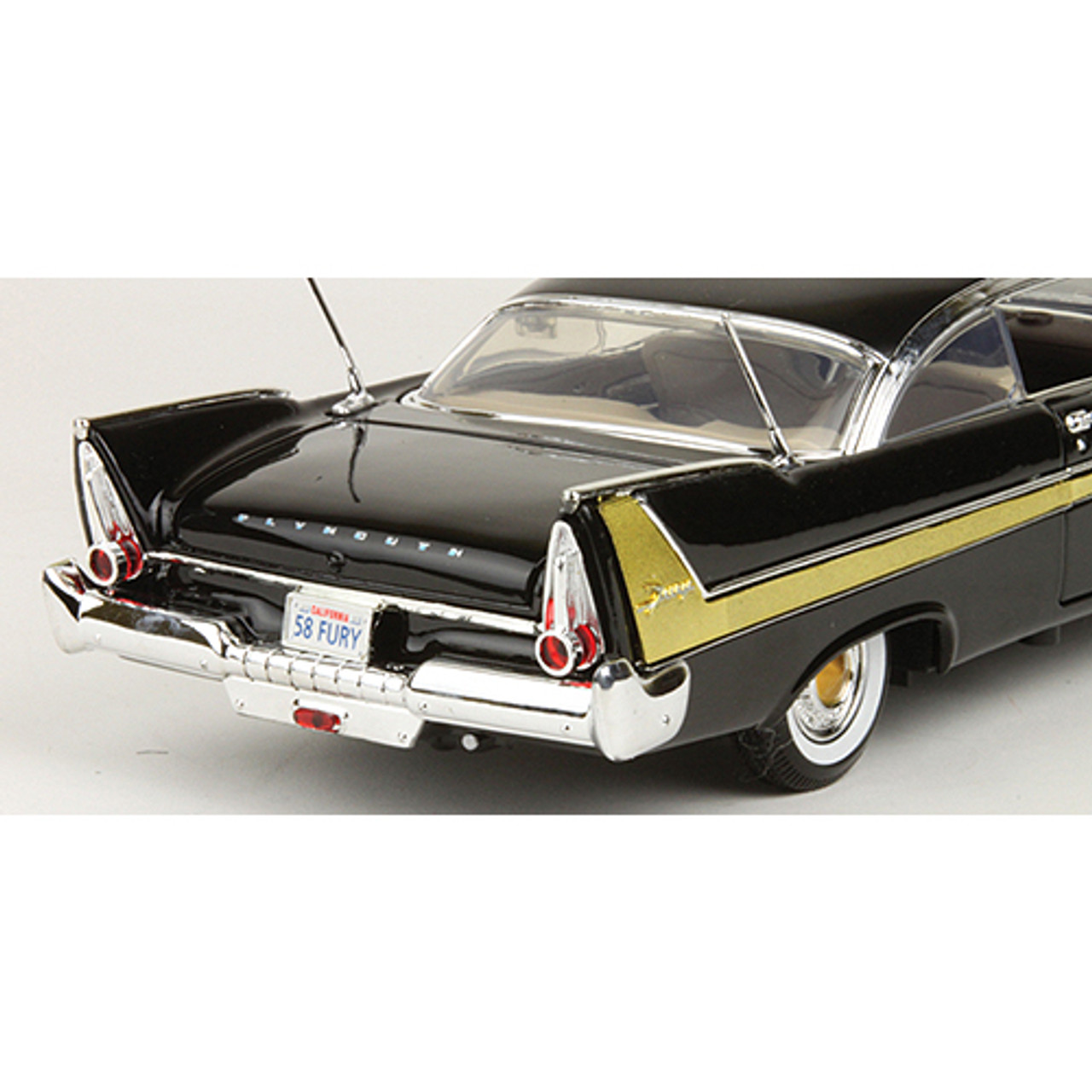 1958 Plymouth Fury - Black 1:18 Scale Diecast Model