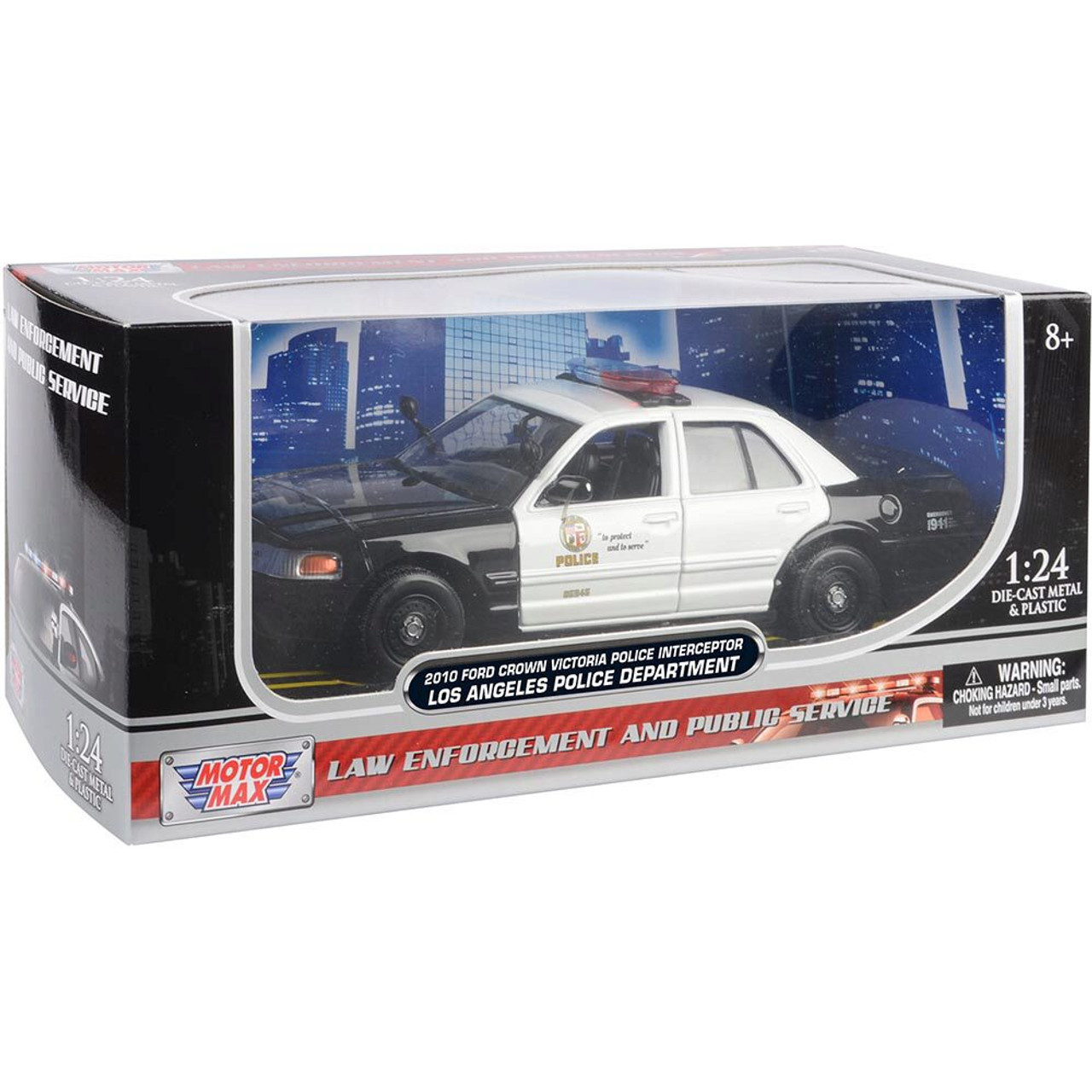 2010 Ford Crown Victoria Police Interceptor - LAPD 1:24 Scale Diecast Model  Car