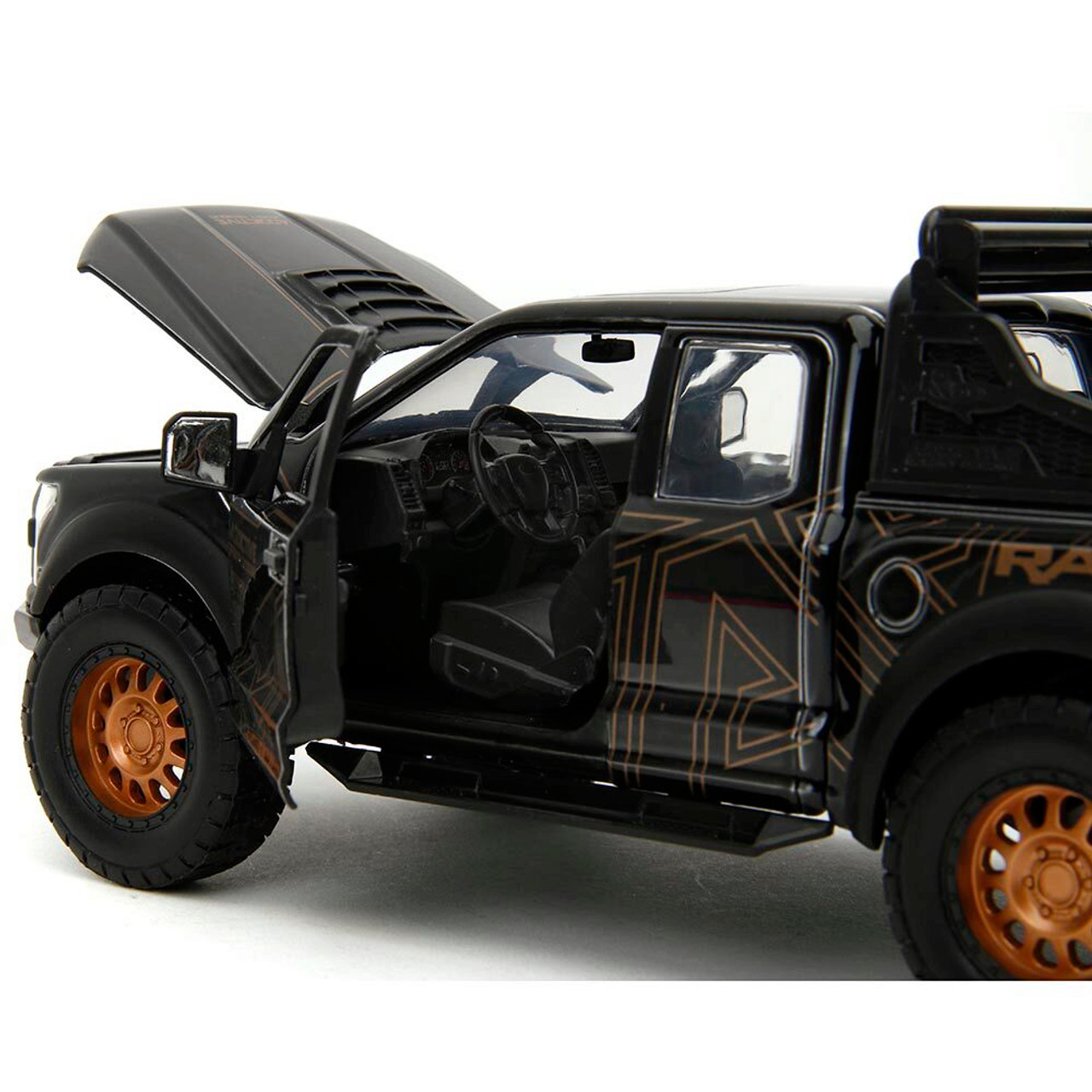 ミニカー 1:24 Kellogg&#39;s 2017 Ford F-150 Raptor 2017 Ford F-150 Raptor with Tony The Tiger Frosted Flakes Figure