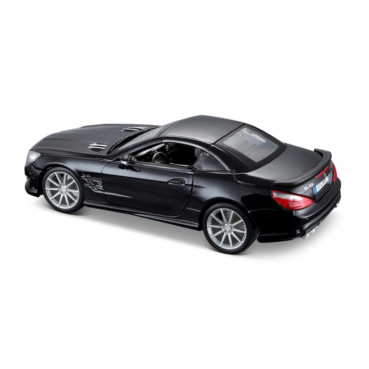 Mercedes SL 65 AMG Coupe Black 1/24 Diecast Car Model by Bburago 1:24 Scale  Diecast Replica Model by BBurago