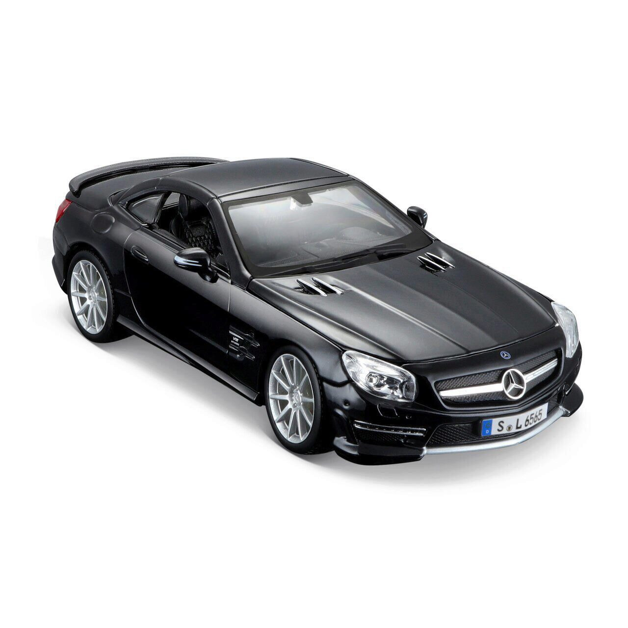 Mercedes SL 65 AMG Coupe Black 1/24 Diecast Car Model by Bburago 1:24 Scale  Diecast Replica Model by BBurago