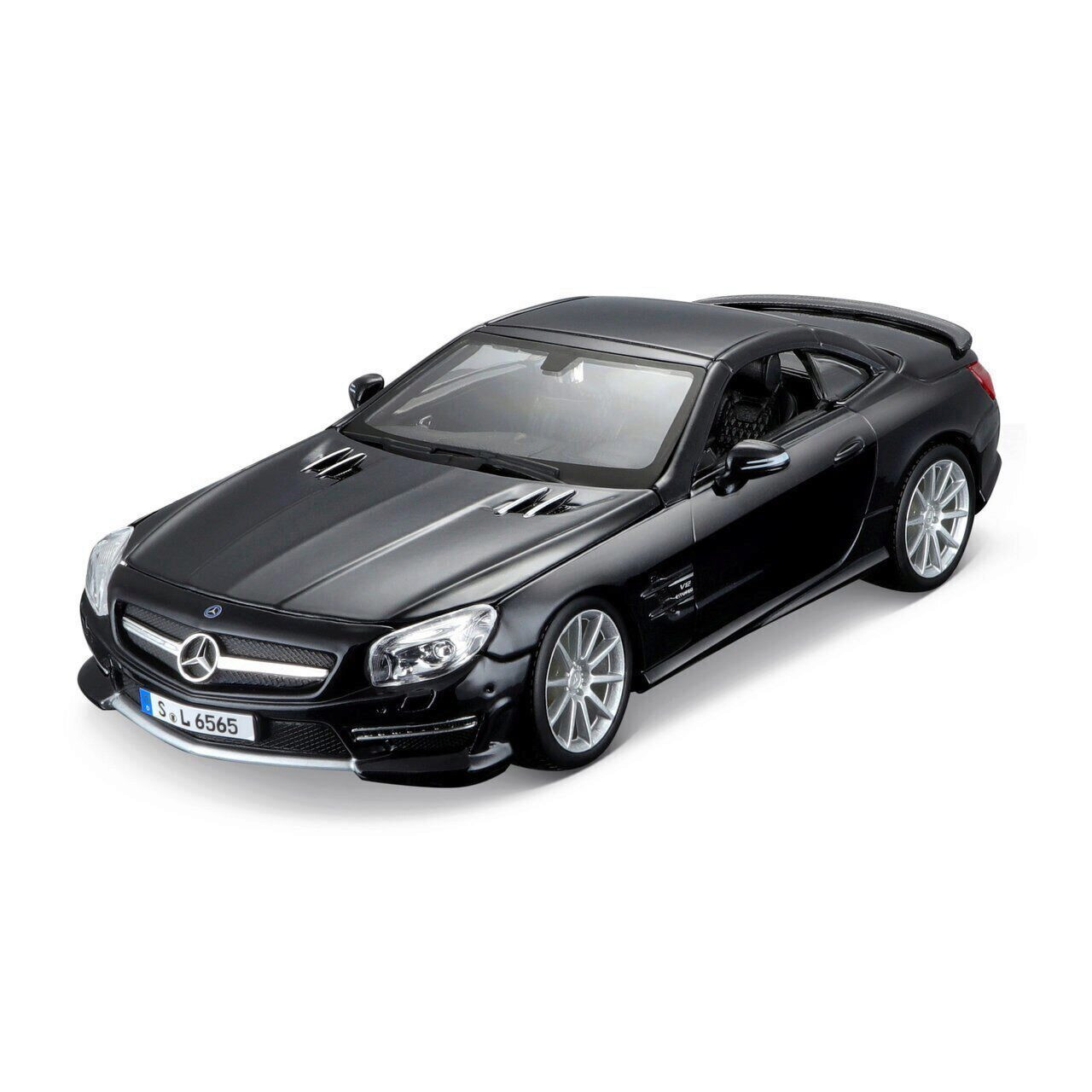 Mercedes SL 65 AMG Coupe Black 1/24 Diecast Car Model by Bburago 1:24 Scale  Diecast Replica Model by BBurago