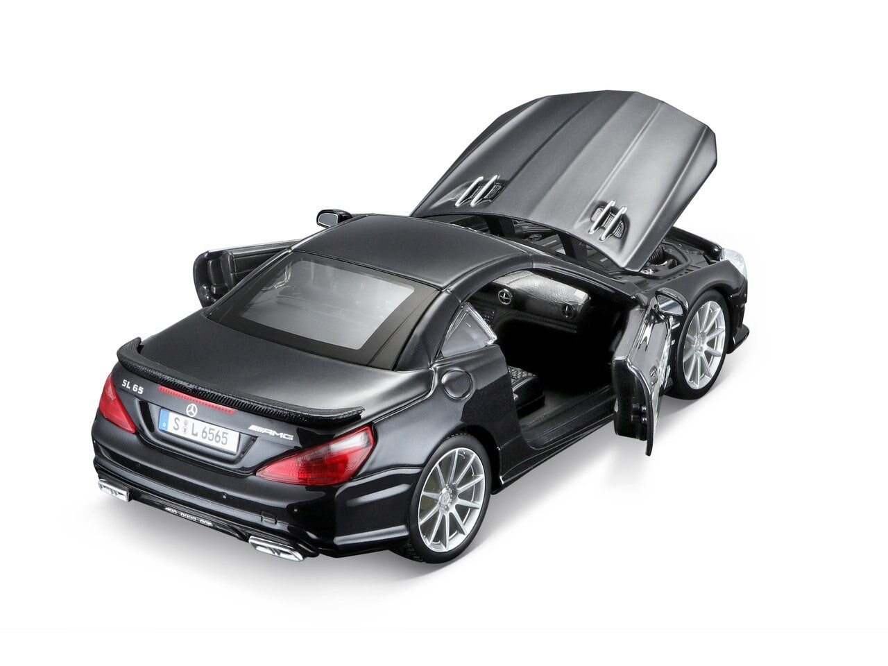 Mercedes SL 65 AMG Coupe Black 1/24 Diecast Car Model by Bburago 1:24 Scale  Diecast Replica Model by BBurago