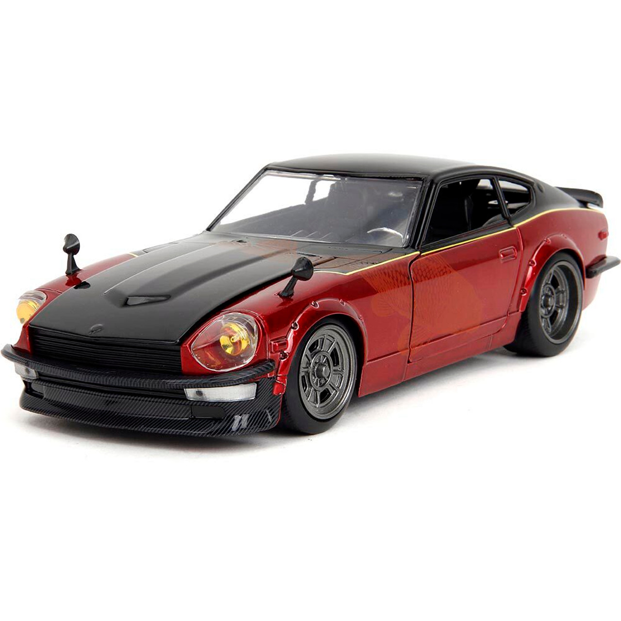 Fast X - 1972 Datsun 240Z - Red & Black 1:24 Scale Diecast Model Car