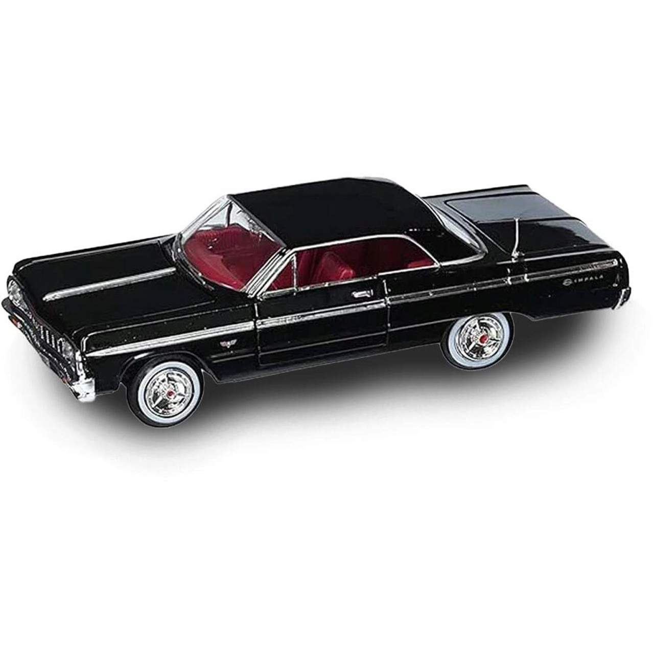 1964 Chevrolet Impala Lowrider - Black - Get Low - MiJo Exclusives 1:24  Scale Diecast Model Car