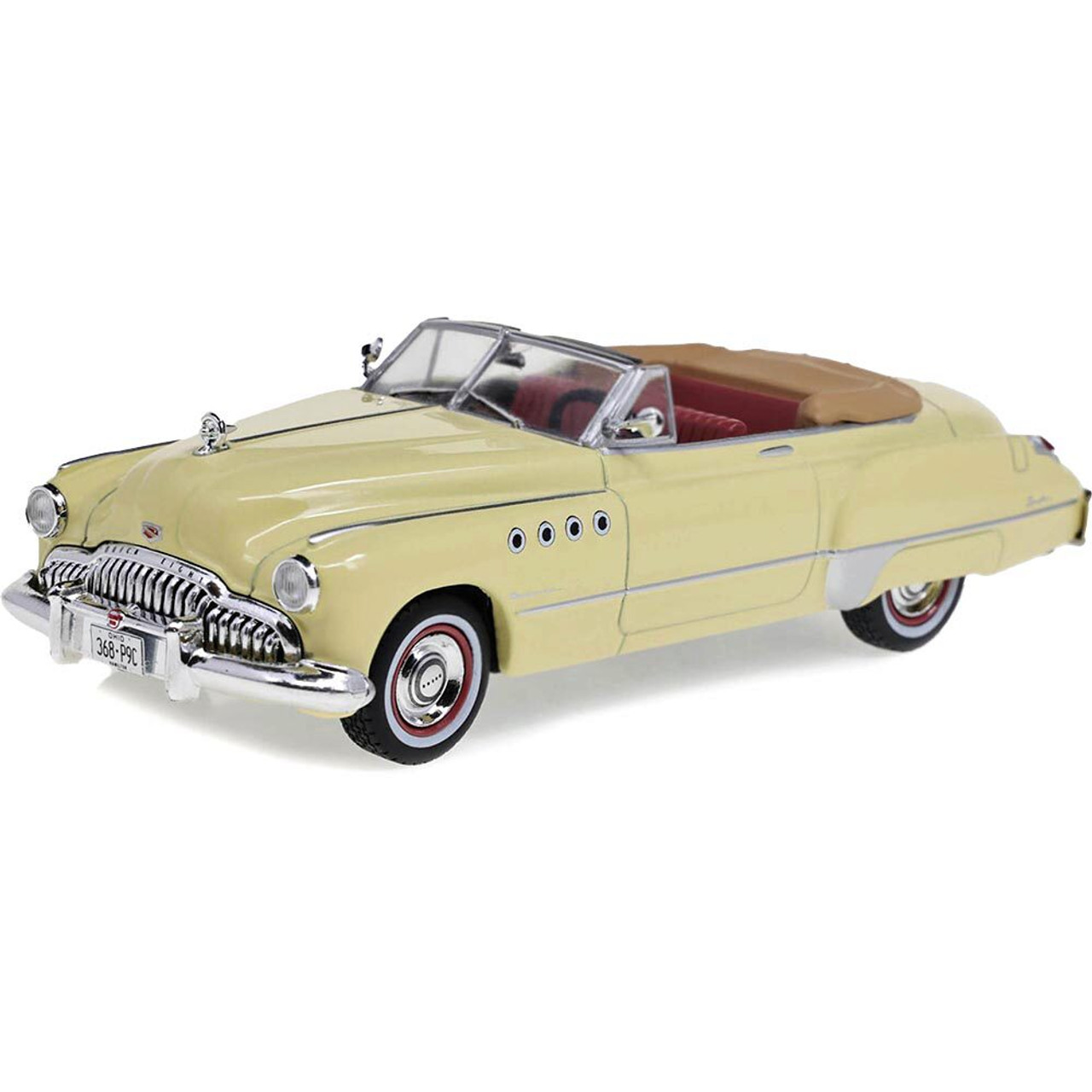 Rain Man 1949 Buick Roadmaster Convertible & Case 1:43 Scale Diecast Model  Car