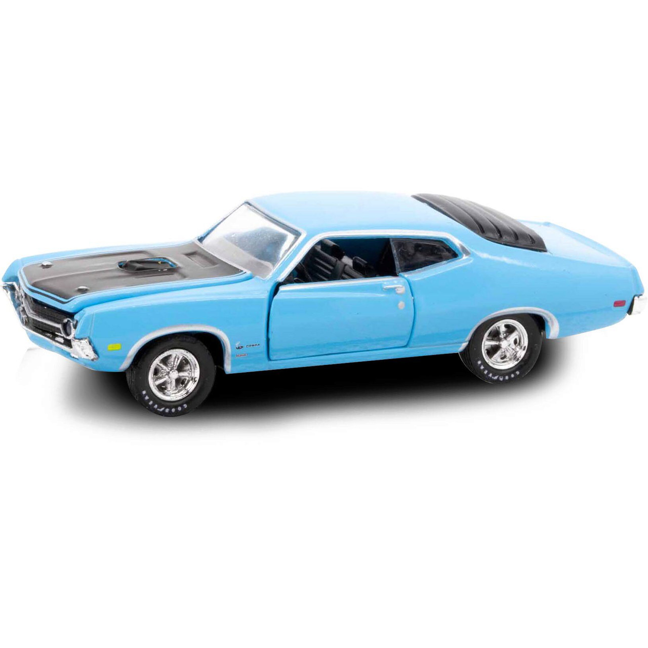 1970 Ford Torino Cobra - Blue 1:64 Scale