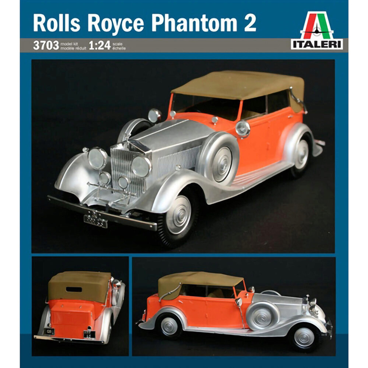 Rolls-Royce Phantom II ミニカー Rolls Royce Phantom II 1/24 Kit 1:24 Scale | Collectable Diecast