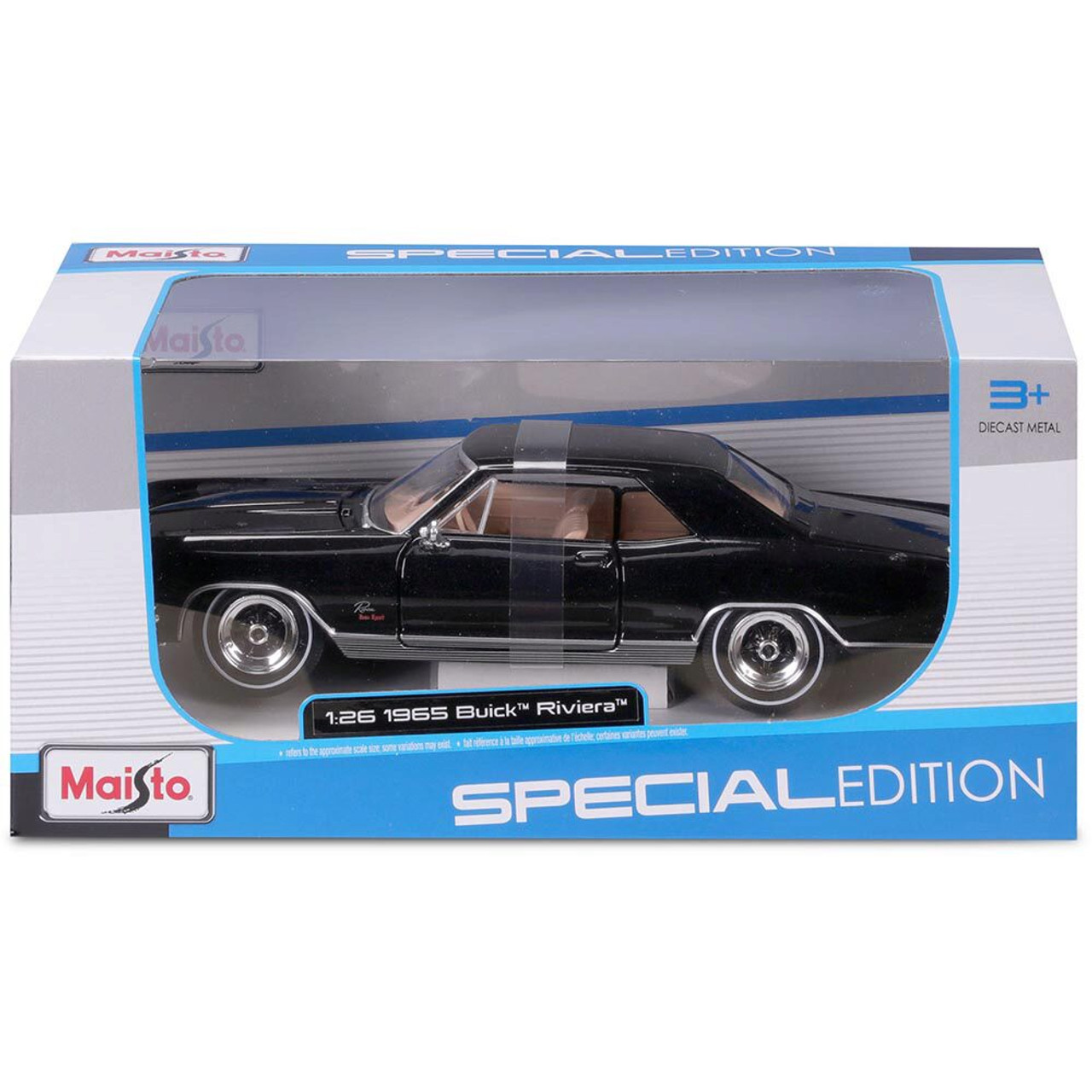 1965 Buick Riviera - Black 1:26 Scale | Collectable Diecast