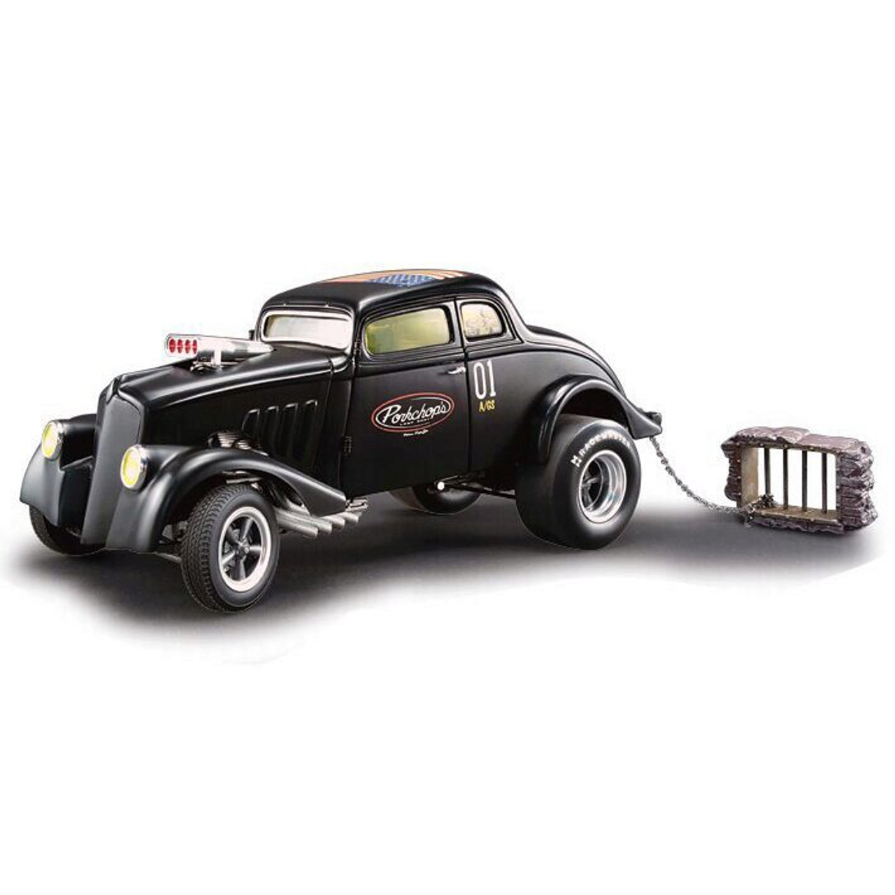 1933 Pork Chop Jailbreak Willys Gasser 1:18 Scale Diecast Model