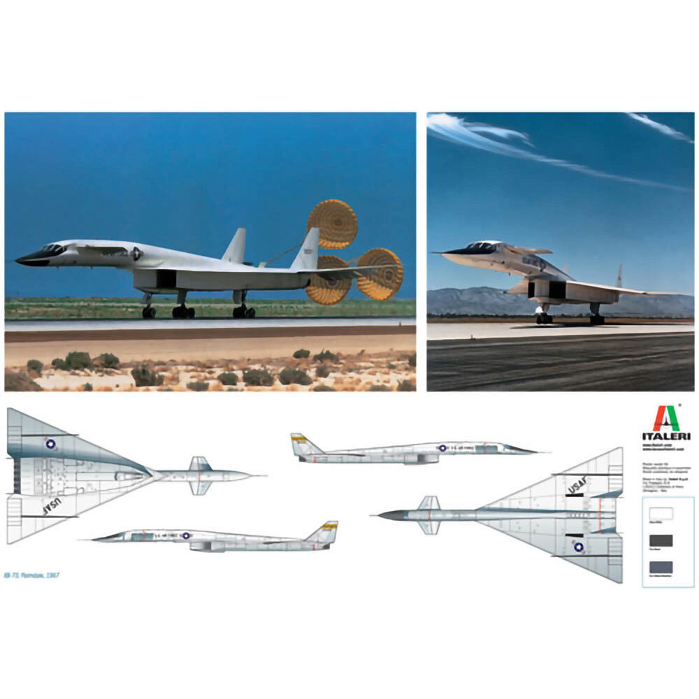 XB-70 Valkyrie 1/72 Kit 1:72 Scale Diecast Model by Italeri