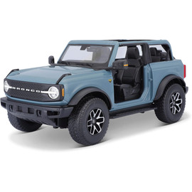 2021 Ford Bronco Badlands - A51 Blue 1:18 Scale Diecast Model by Maisto Main Image