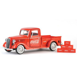 Motor City Classics 1937 Coca-Cola Ford Pickup and Soda Cartons 124 Scale Diecast Model by Motor City Classics 18309NX