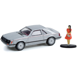 1979 Ford Mustang Coupe Ghia with Woman in a Dress 1:64 Scale Main  