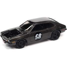 Ford Pinto (Spoilers) - Galaxy Gray Metallic With Black Accents 1:64 Scale Main Image