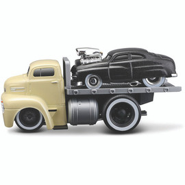 1949 Mercury Muscle Machines - Red 1:64 Scale Diecast Model by