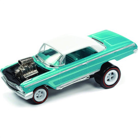 1962 Chevrolet Impala Coupe (Zinger) - Met. Teal 1:64 Scale Main Image