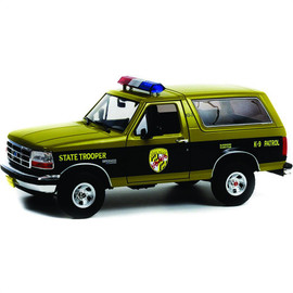 1996 Ford Bronco - Maryland State Police State Trooper - Bloodhound Search Team K-9 Patrol 1:18 Scale Main Image