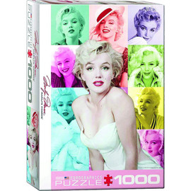 Marilyn Monroe Color Portraits 1,000 Piece Puzzle Main  
