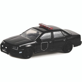 1988 Ford Taurus - Black Bandit Police 1:64 Scale Main  